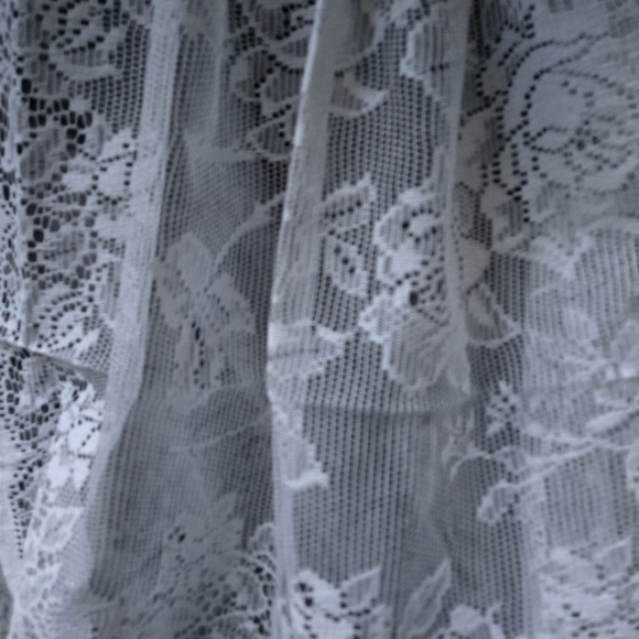 Vintage Cotton Lace Window Valance - Picture 3 of 5